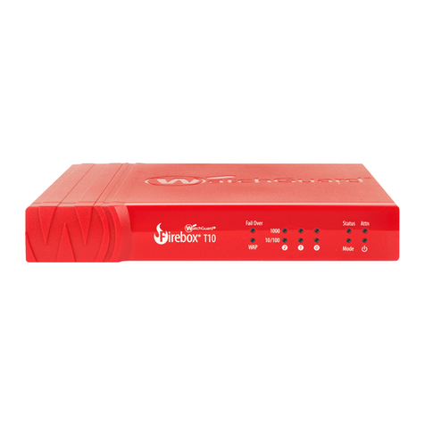 Watchguard Firebox T10-D User manual Watchguard Firebox T10-D User manual
