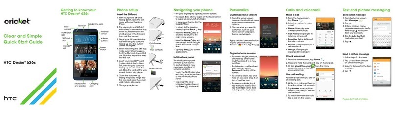 HTC Desire 626S User manual