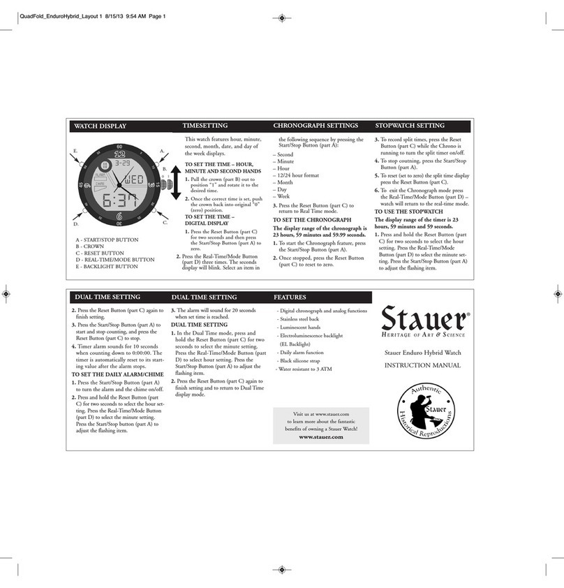 Stauer Enduro instruction manual