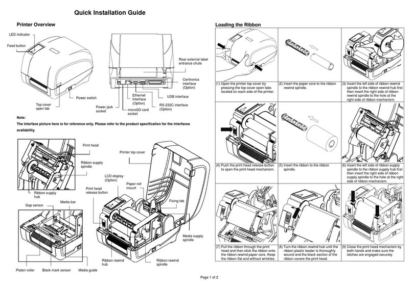 TSC TA300 Series User manual