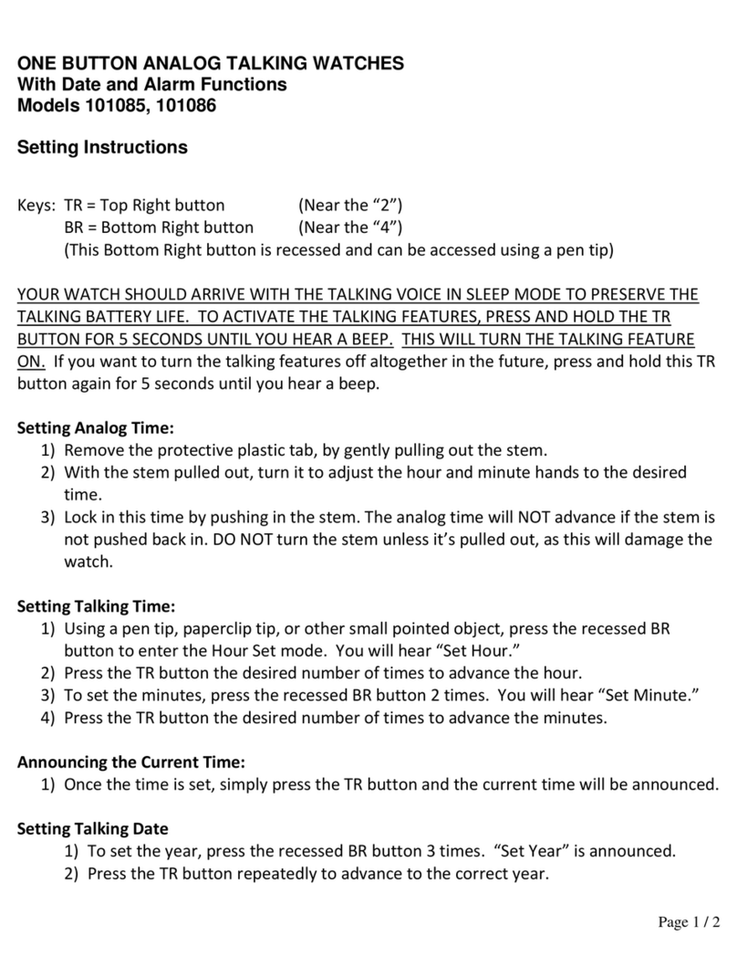 LS&S 101085 Setting instructions