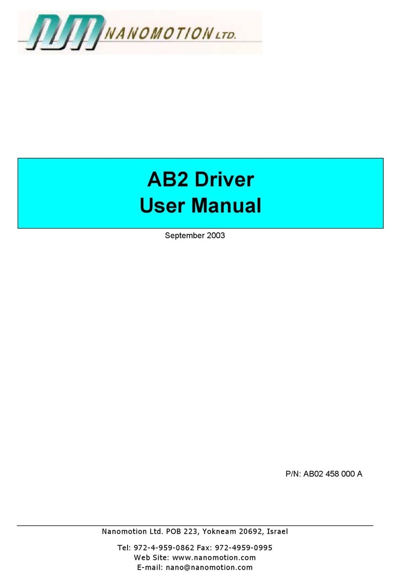 Nanomotion AB2 user manual
