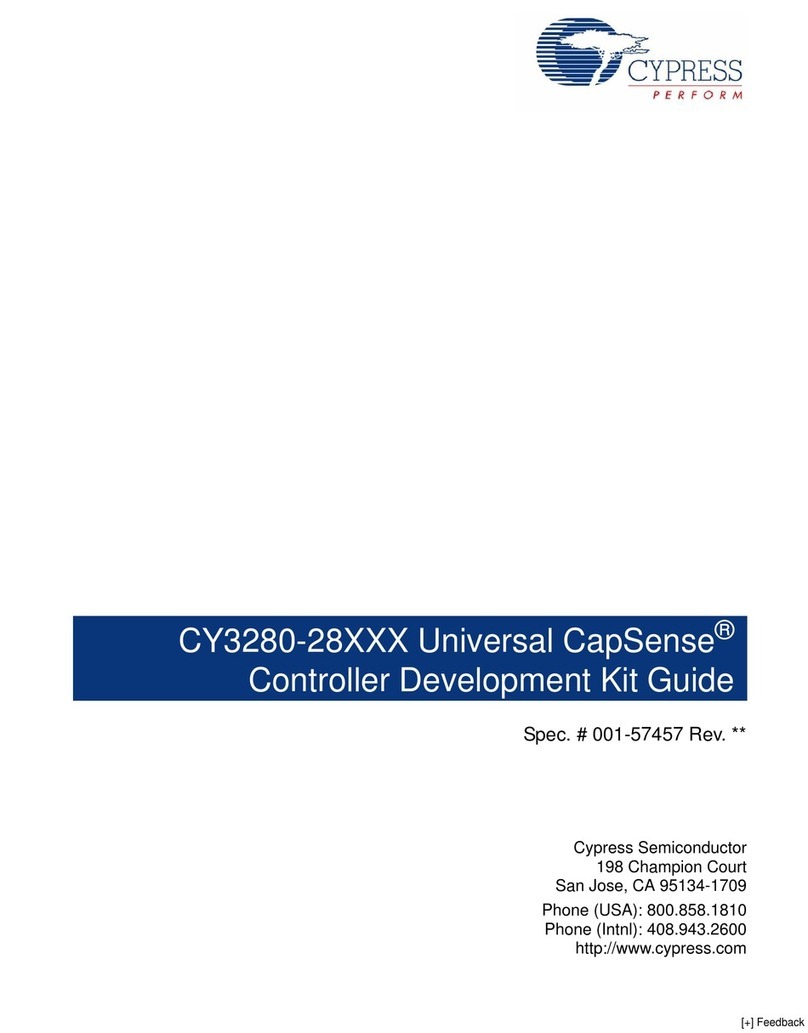 Cypress CY8C28623-24LTXI User manual