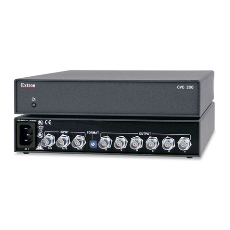 Extron electronics CVC 200 User manual