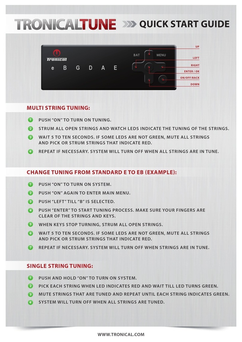 tronical TronicalTune quick start guide