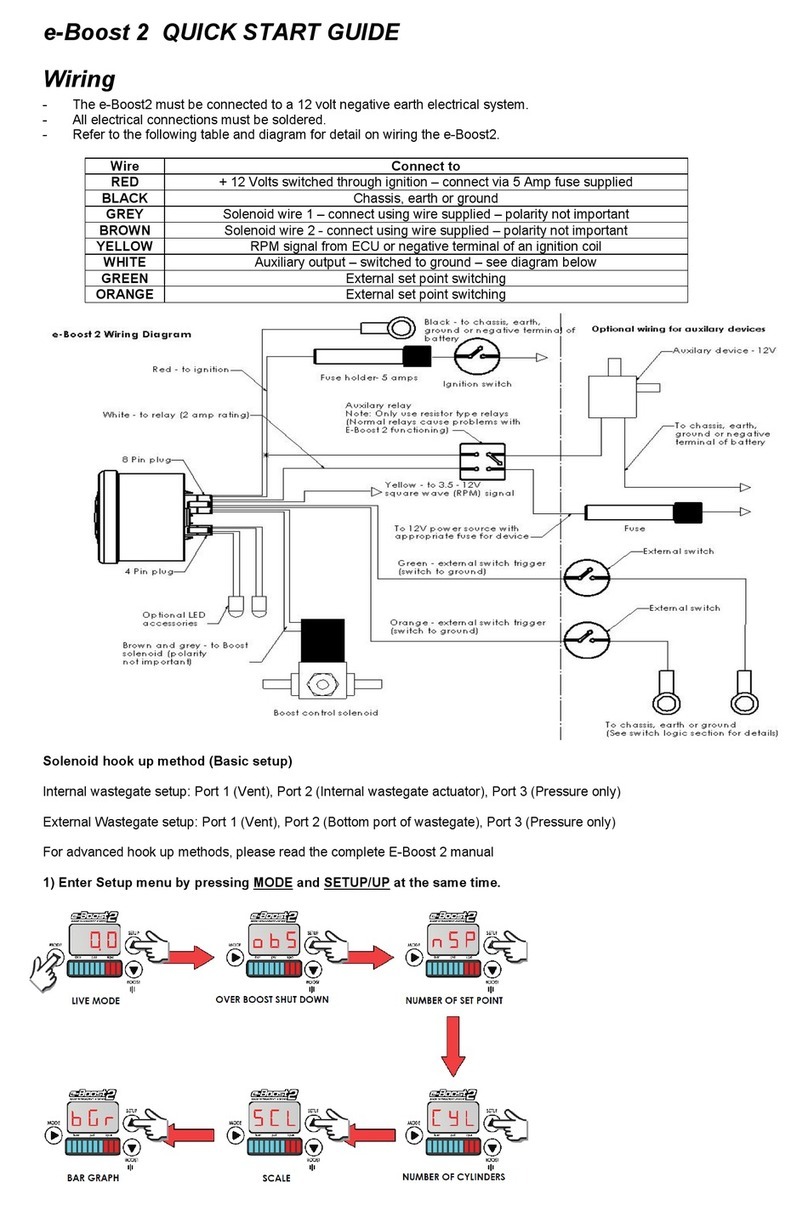 Turbosmart e-Boost 2 quick start guide
