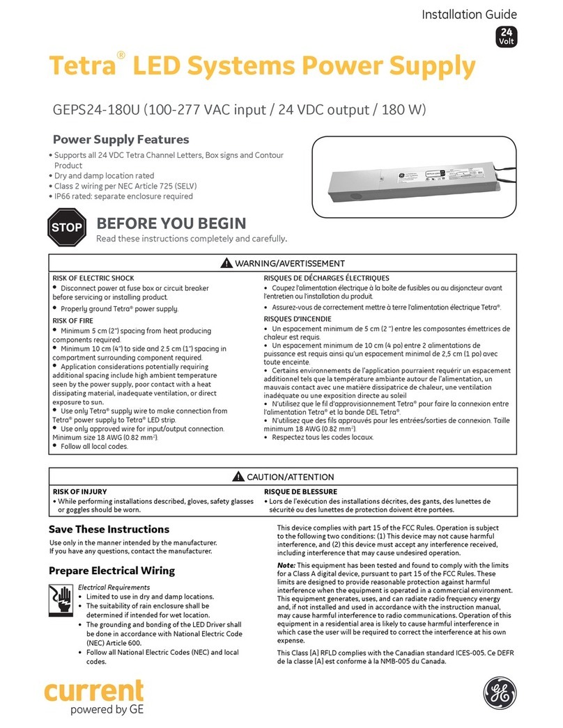 Current GEPS24-180U User manual