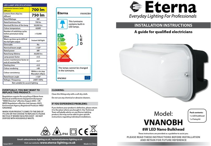 Eterna vnanobh User manual