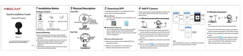 Foscam C1 Lite User manual