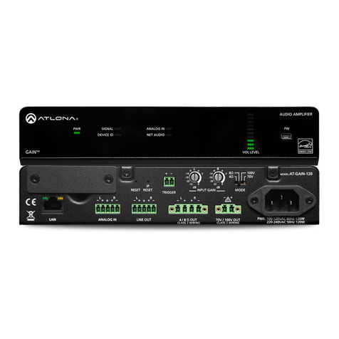 Atlona AT-GAIN-120 installation guide