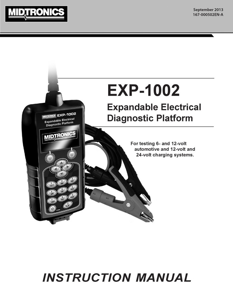 Midtronics EXP-1002 User manual Midtronics EXP-1002 User manual