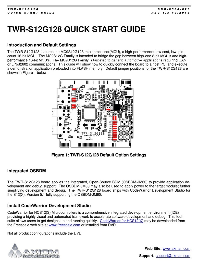 Axiom TWR-S12G128 User manual