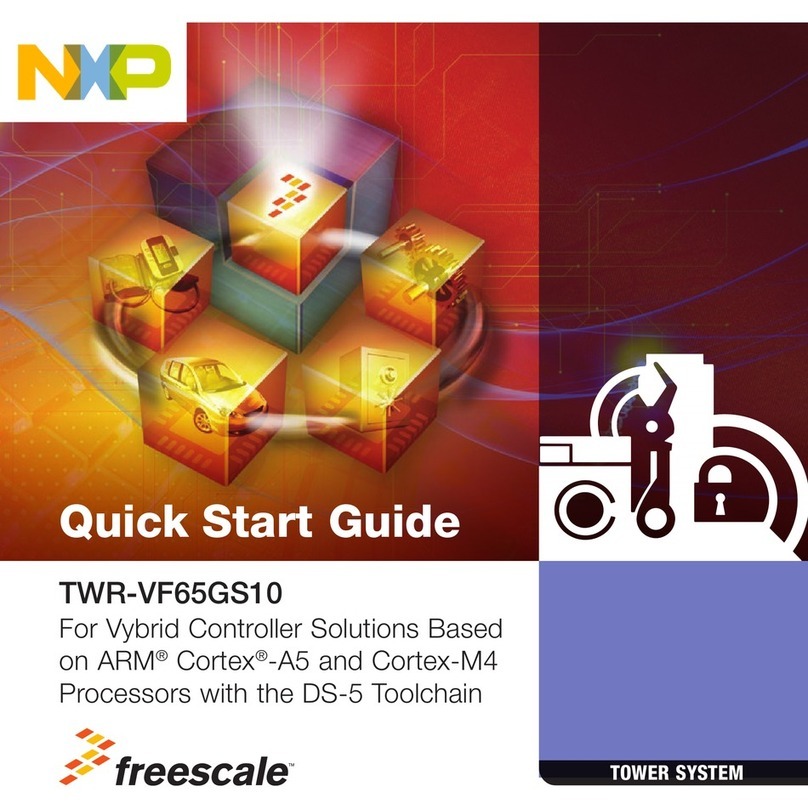 NXP Semiconductors TWR-VF65GS10 quick start guide