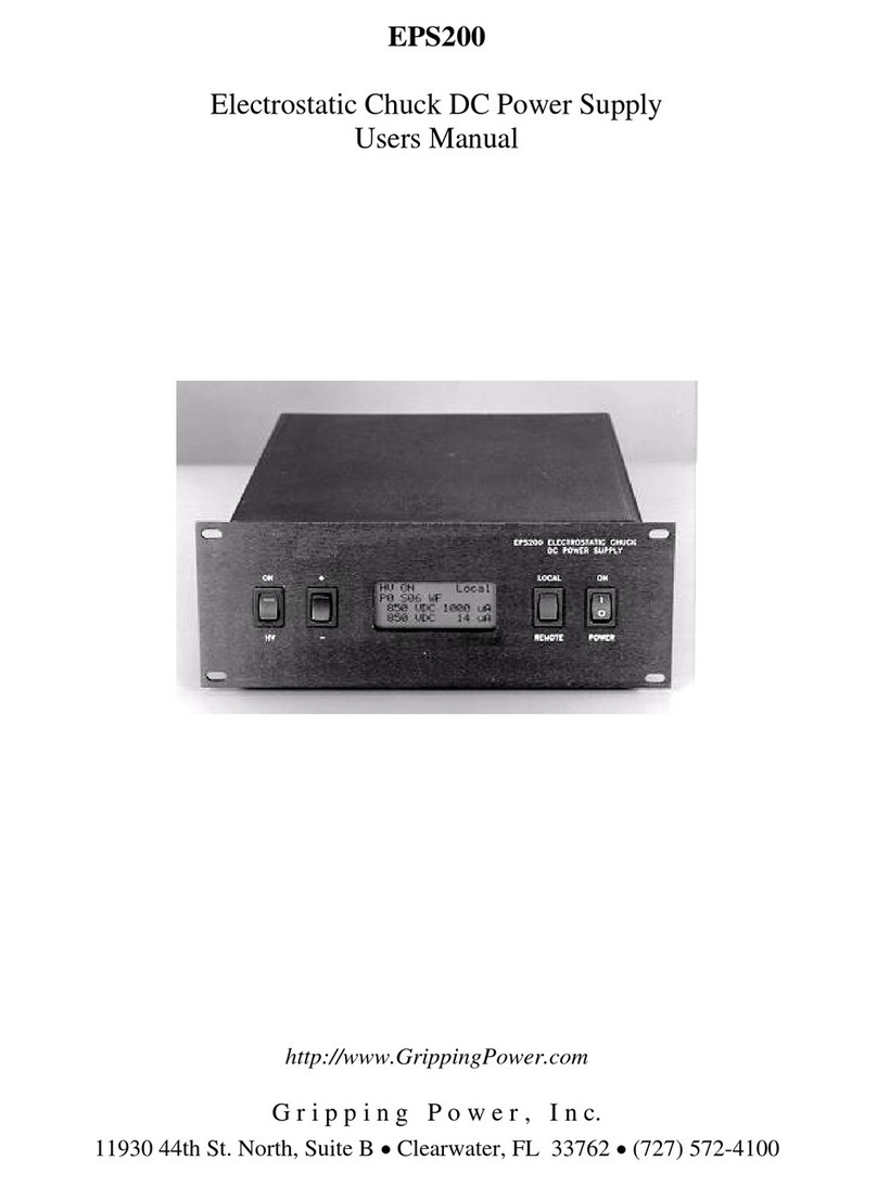 GRIPPING POWER EPS200 user manual