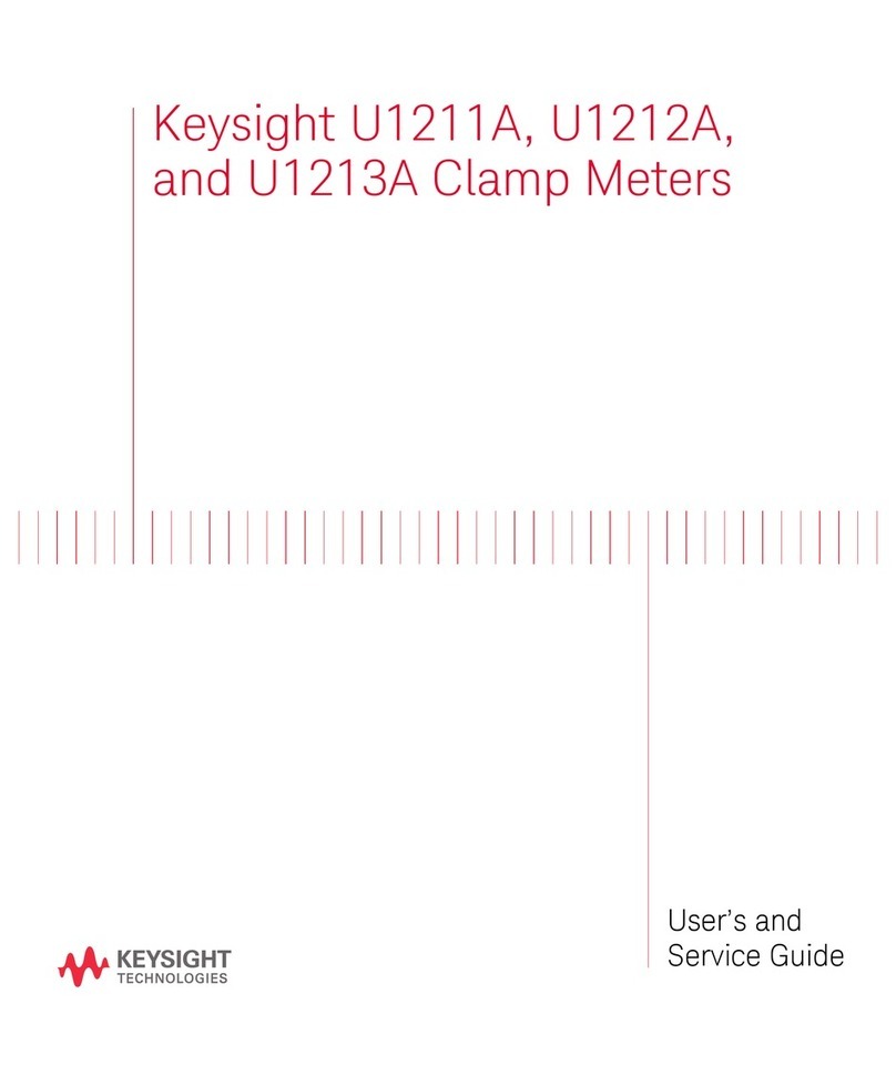 Keysight U1211A User's and service guide