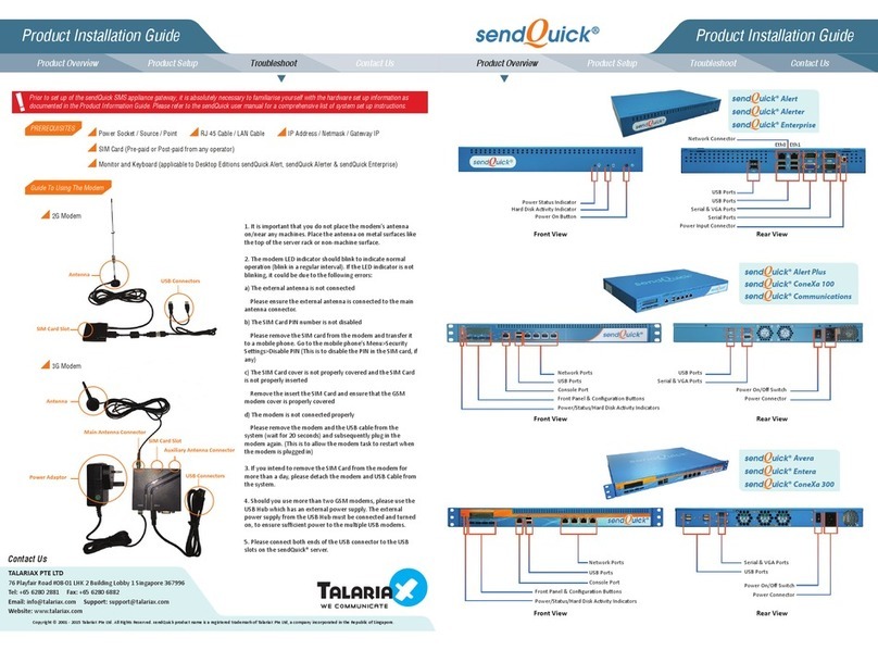 SendQuick Alert Product installation guide