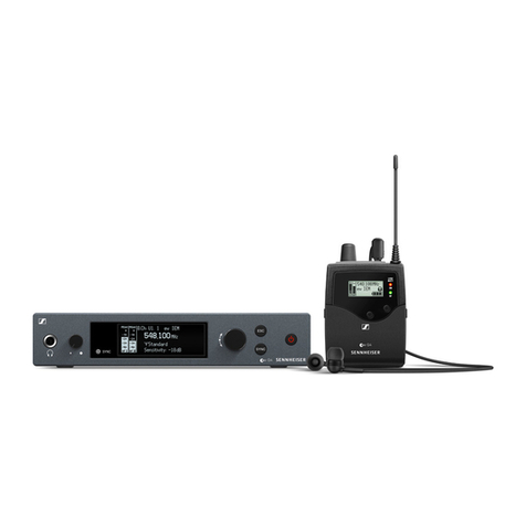 Sennheiser ew IEM G4 quick guide