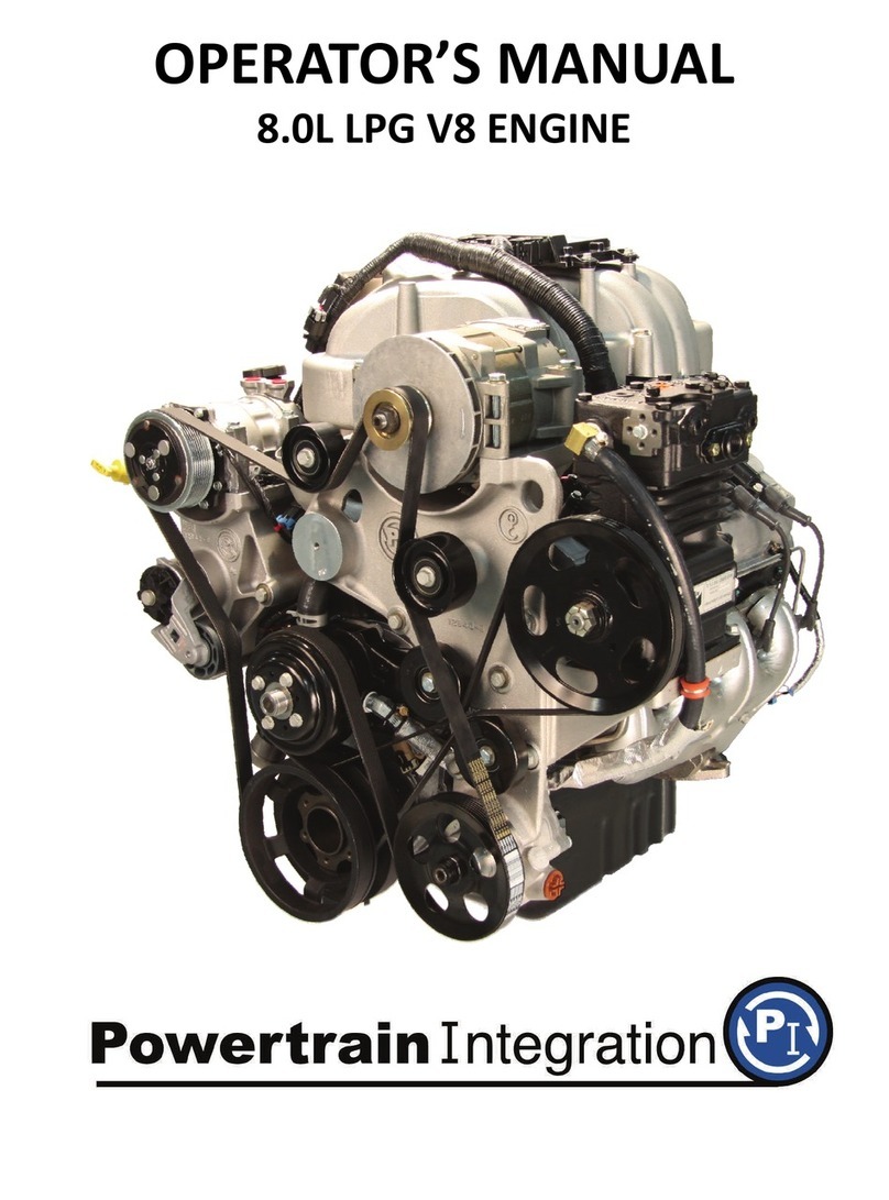 Powertrain 8.0L LPG V8 User manual