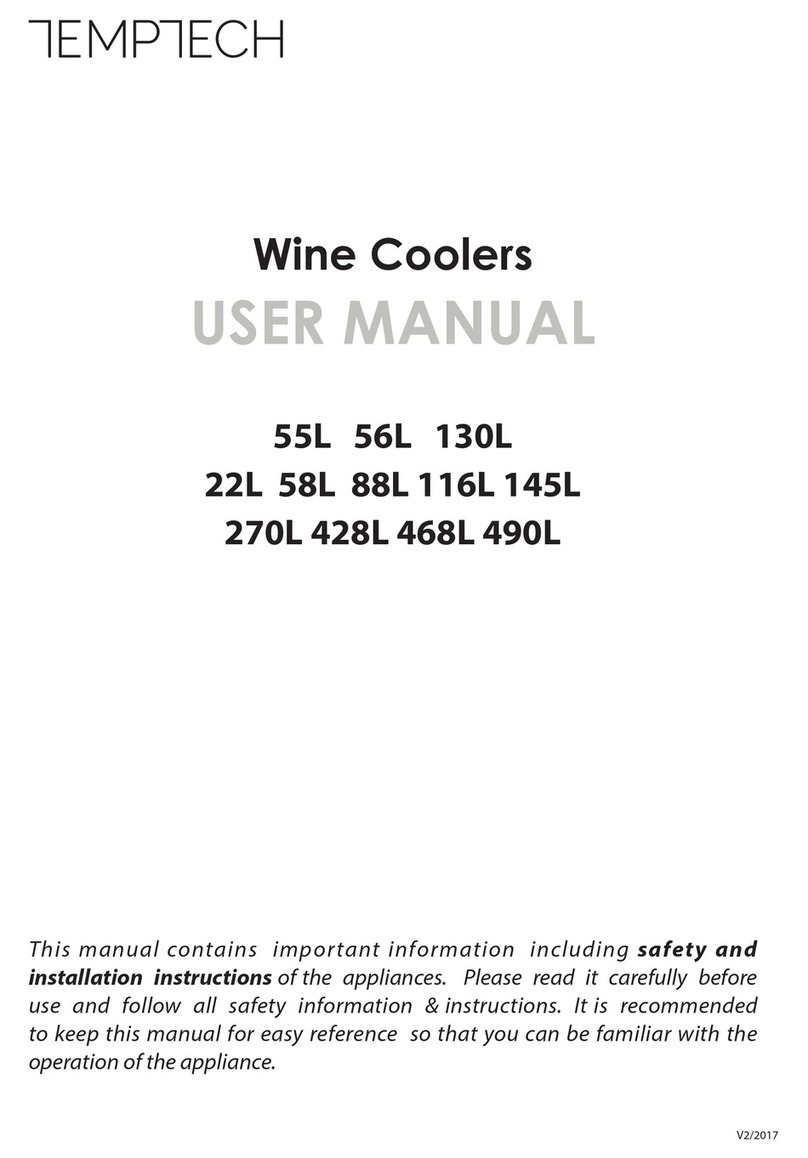 Temptech 56L User manual Temptech 56L User manual