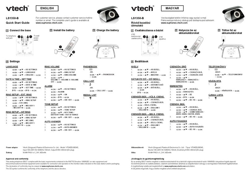 V-tech LS1350-B User manual