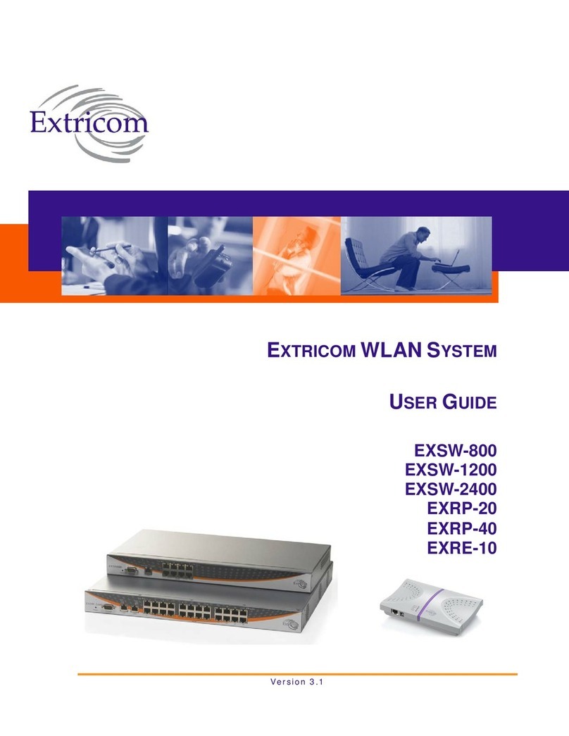 Extricom EXSW800 user guide