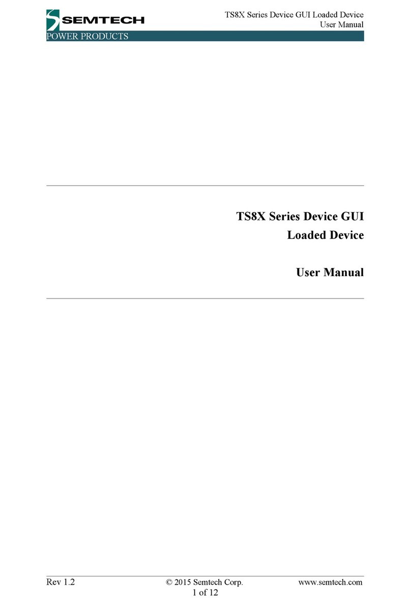 Semtech TS8000 Flash Series User manual
