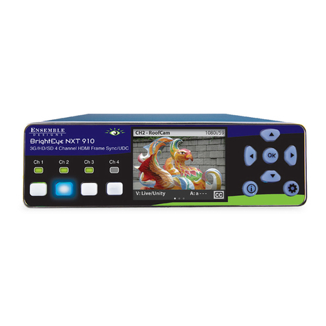 Ensemble Designs BrightEye NXT 900 quick start guide