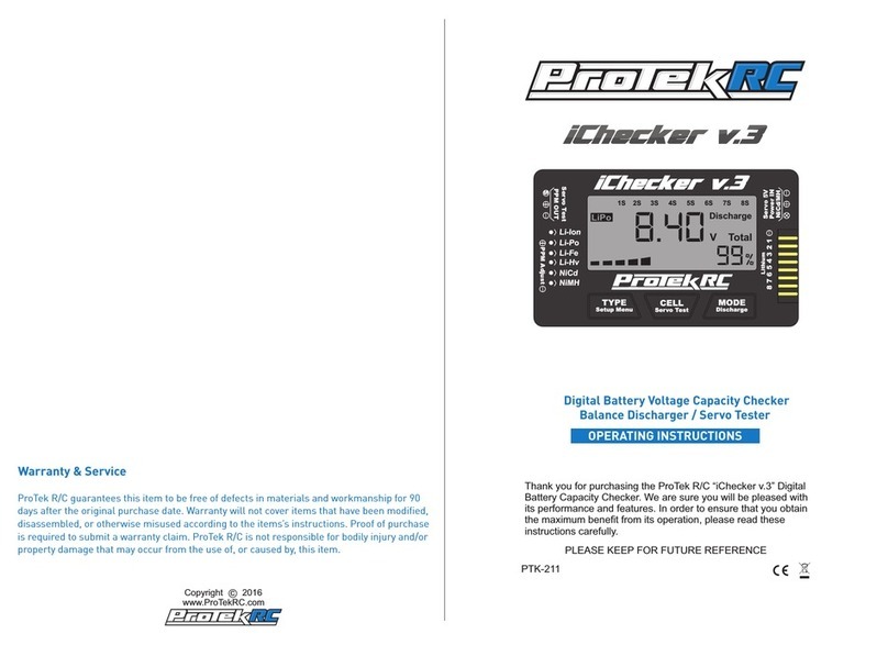 Protek RC iChecker v3 operating instructions