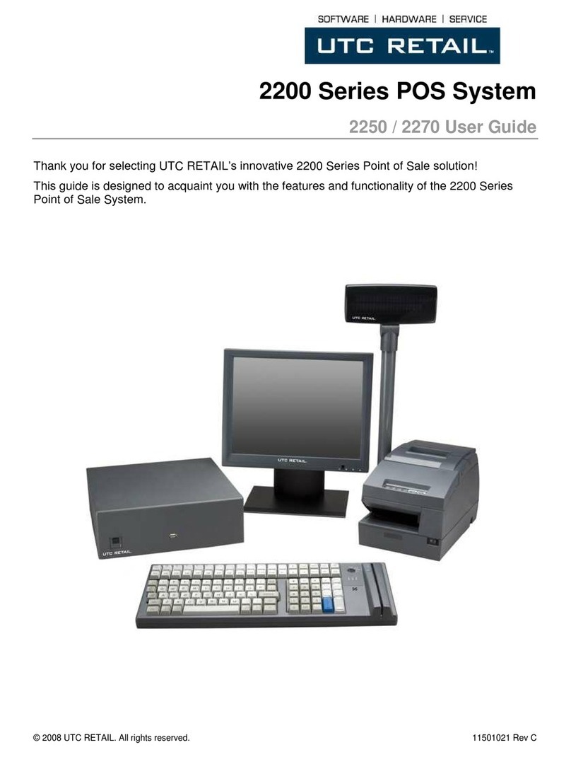 UTC RETAIL 2250 user guide