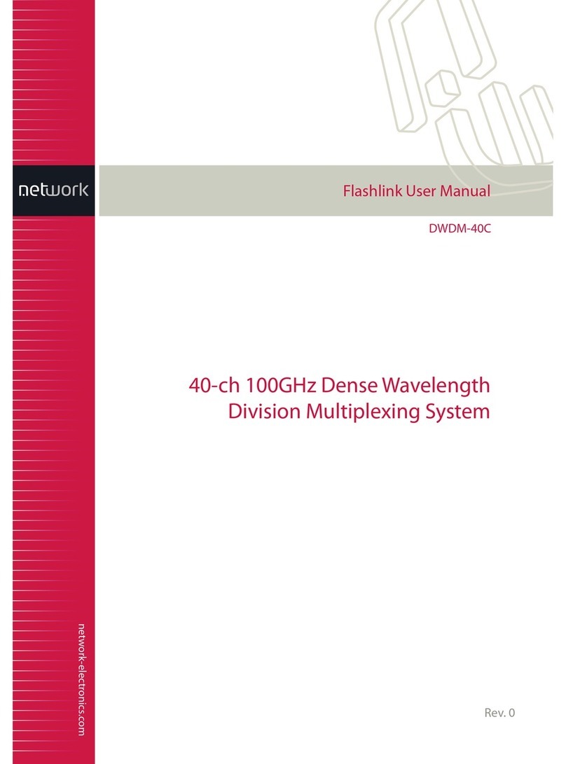 Network Electronics Flashlink DWDM-40C user manual