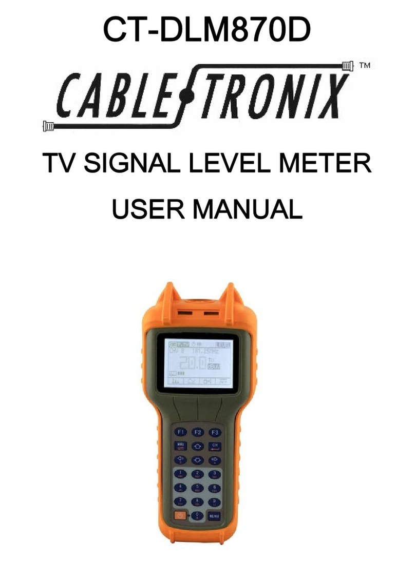 Cable-Tronix CT-DLM870D user manual