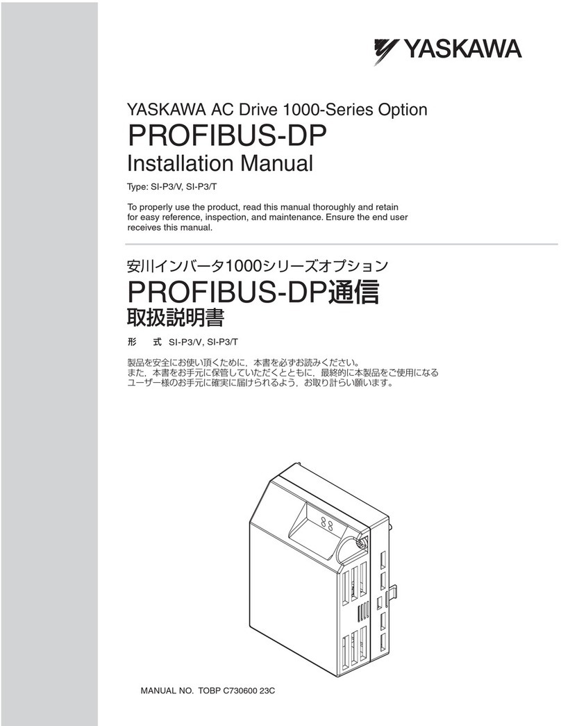 YASKAWA SI-P3V installation manual