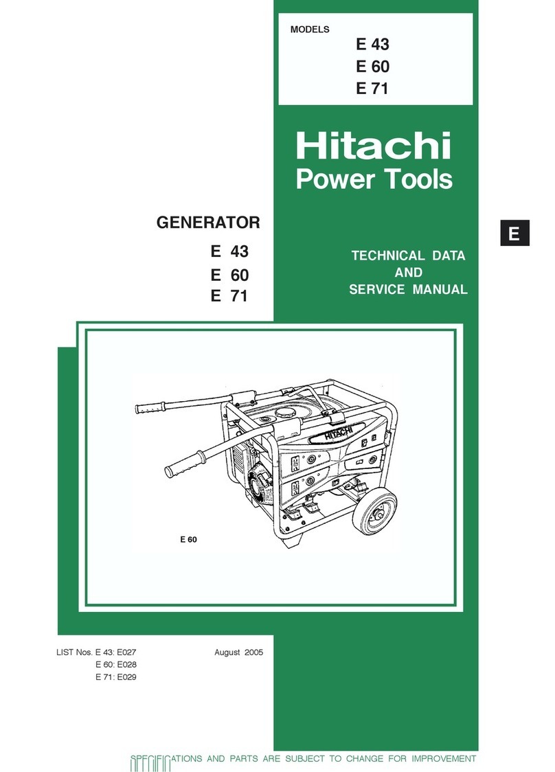 Hitachi E43 Service manual