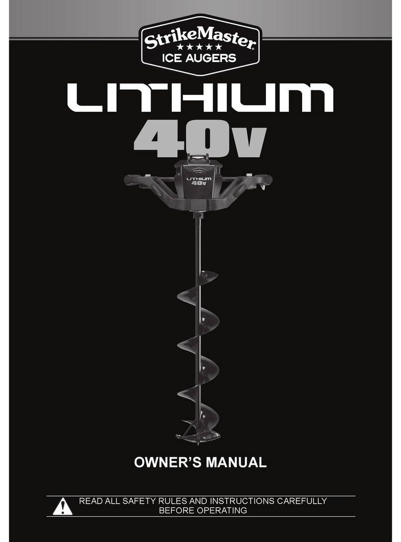 STRIKEMASTER Lithium 40v User manual