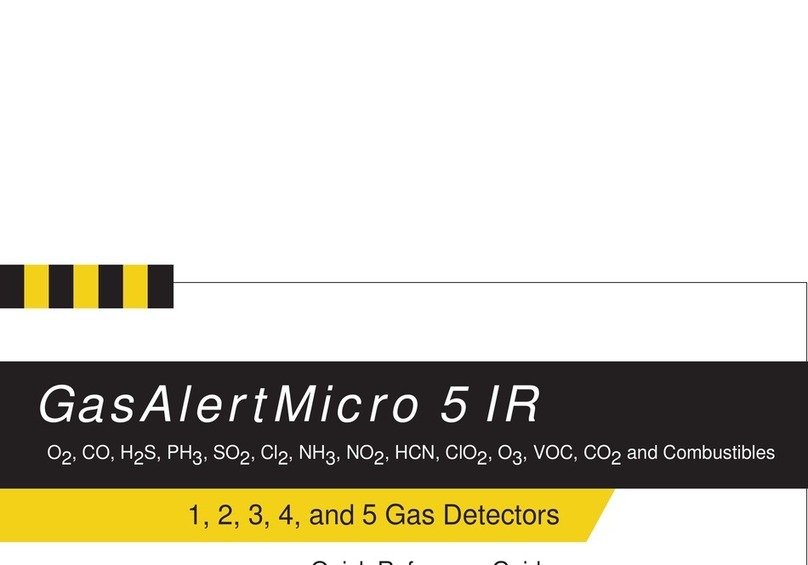 BW Technologies GasAlertMicro 5 IR Quick reference guide