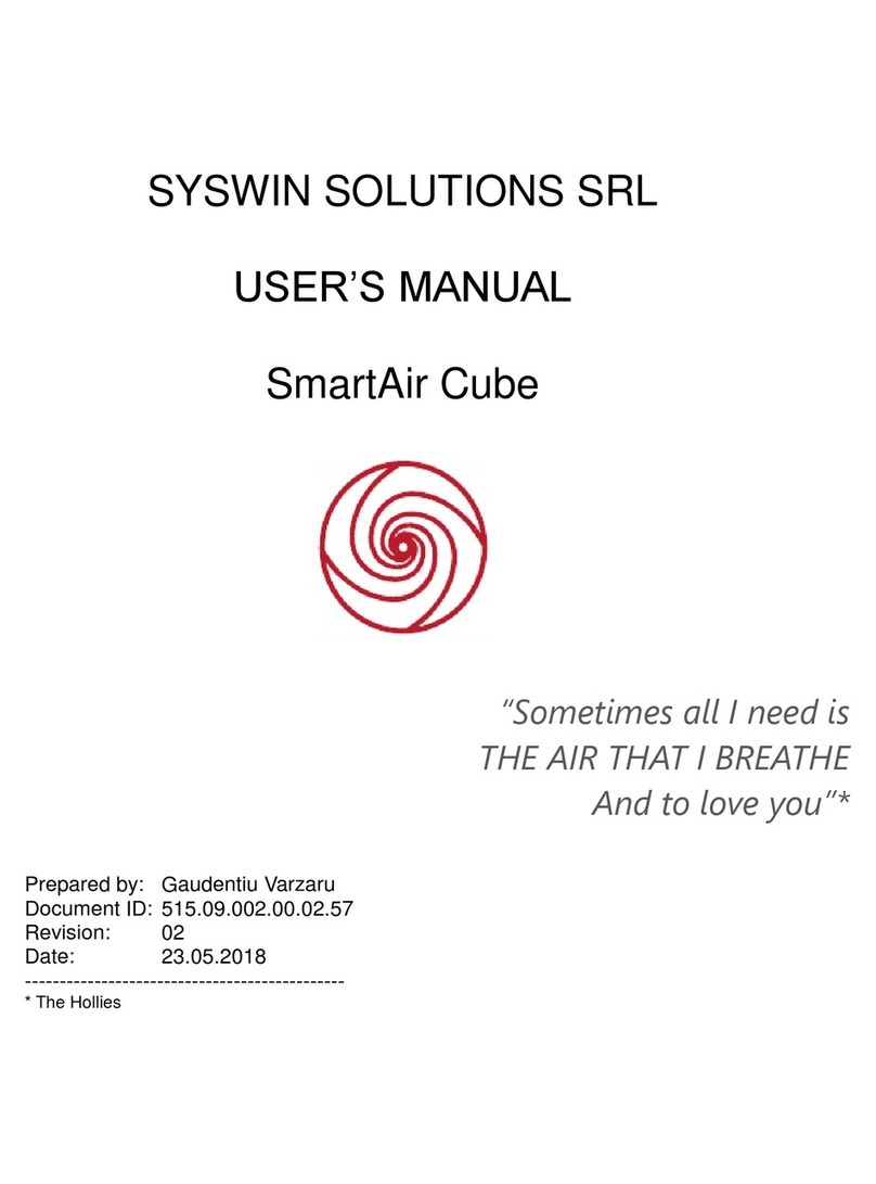Syswin Solutions SmartAir Cube user manual