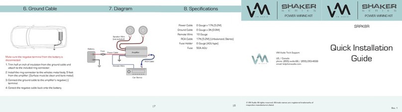 VM Audio SRPK8R Quick installation guide