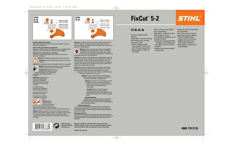 Stihl FS 38 User manual