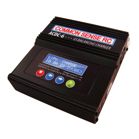 Common Sense RC ACDC-6 operating manual