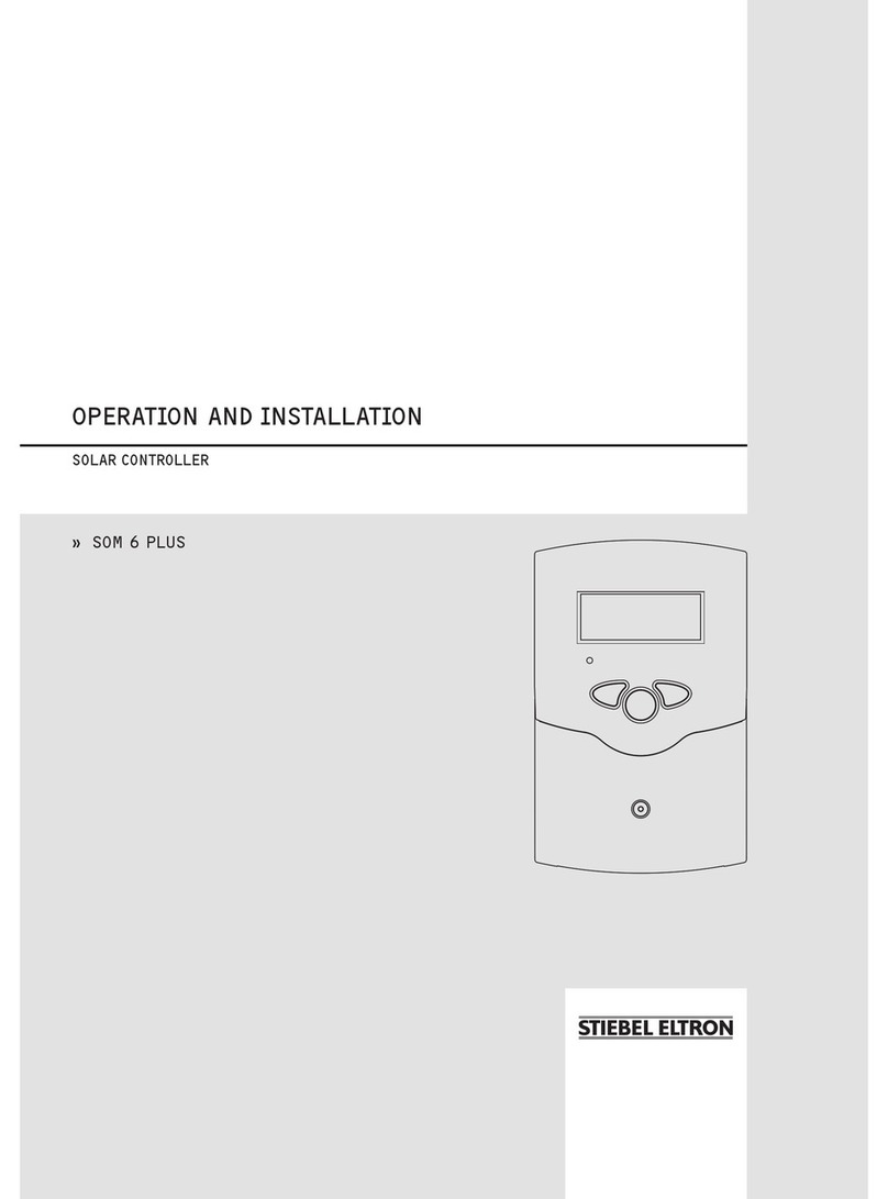 STIEBEL ELTRON SOM 6 plus Operation and installation