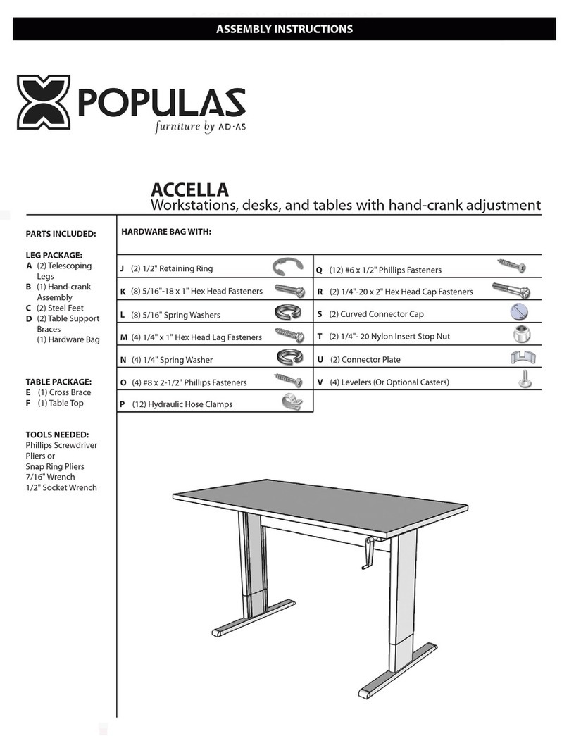 Populas ACCELLA Assembly instructions
