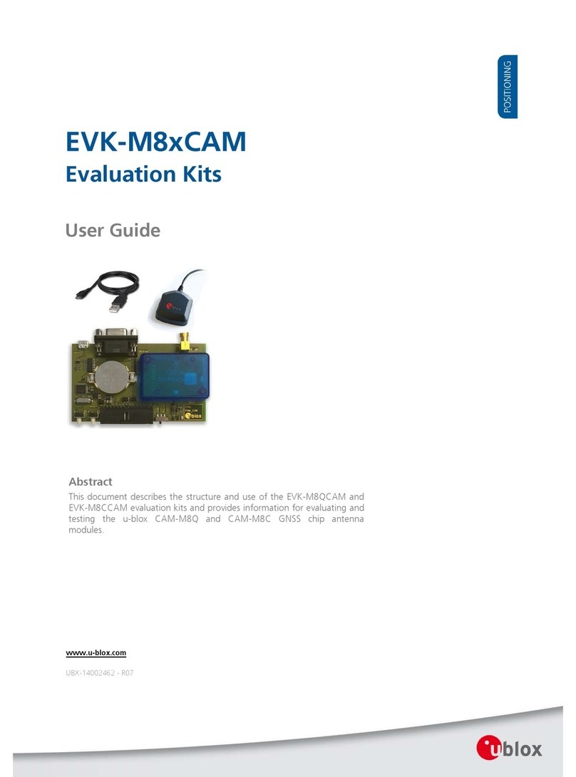 Ublox EVK-M8QCAM User manual