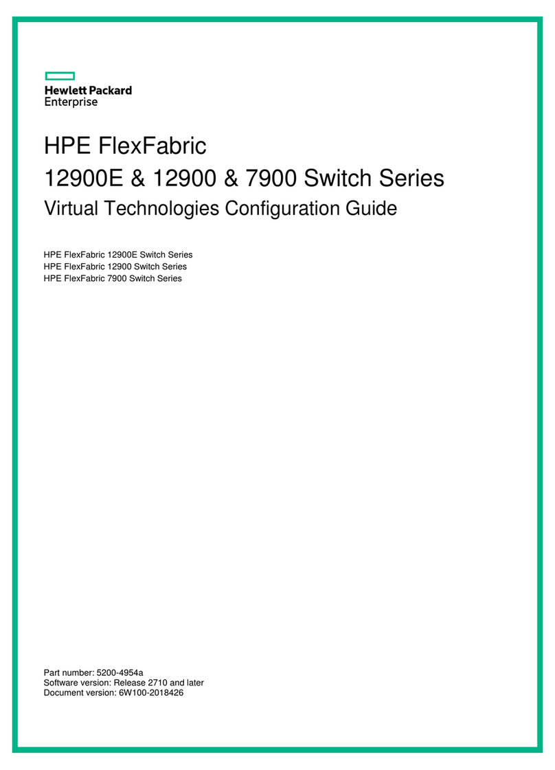 HPE FlexFabric 12900E User manual