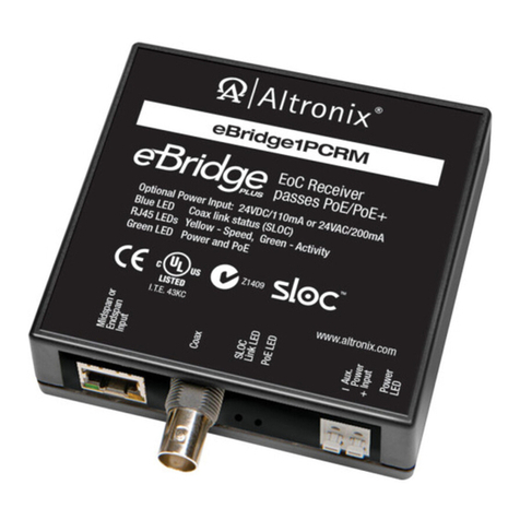 Altronix eBridge1PCRM User manual