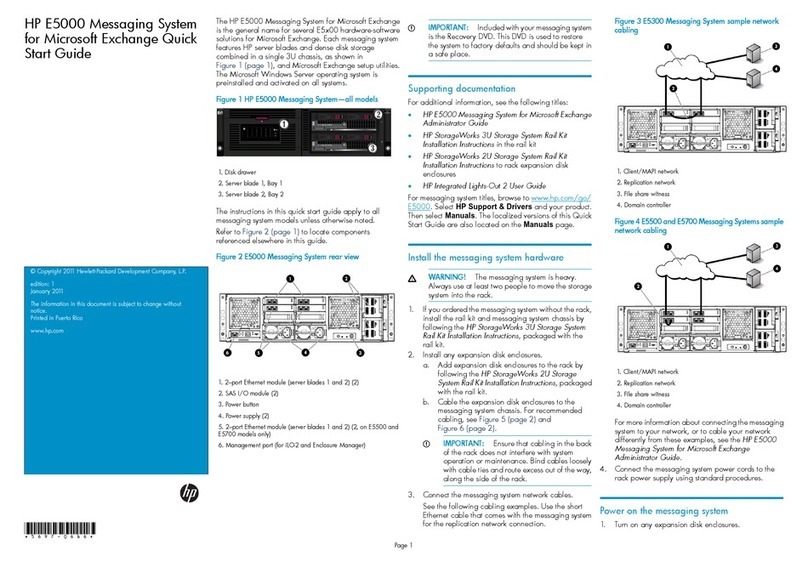 HP E5000 User manual