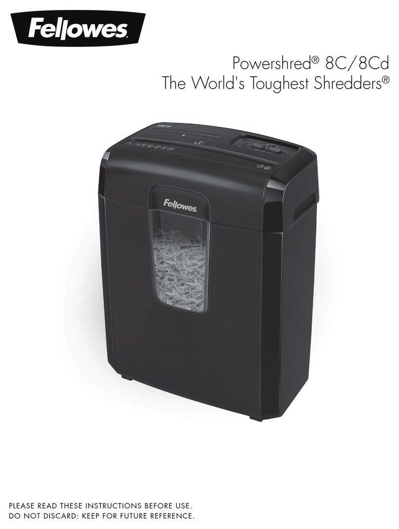 Fellowes Powershred 8C manual