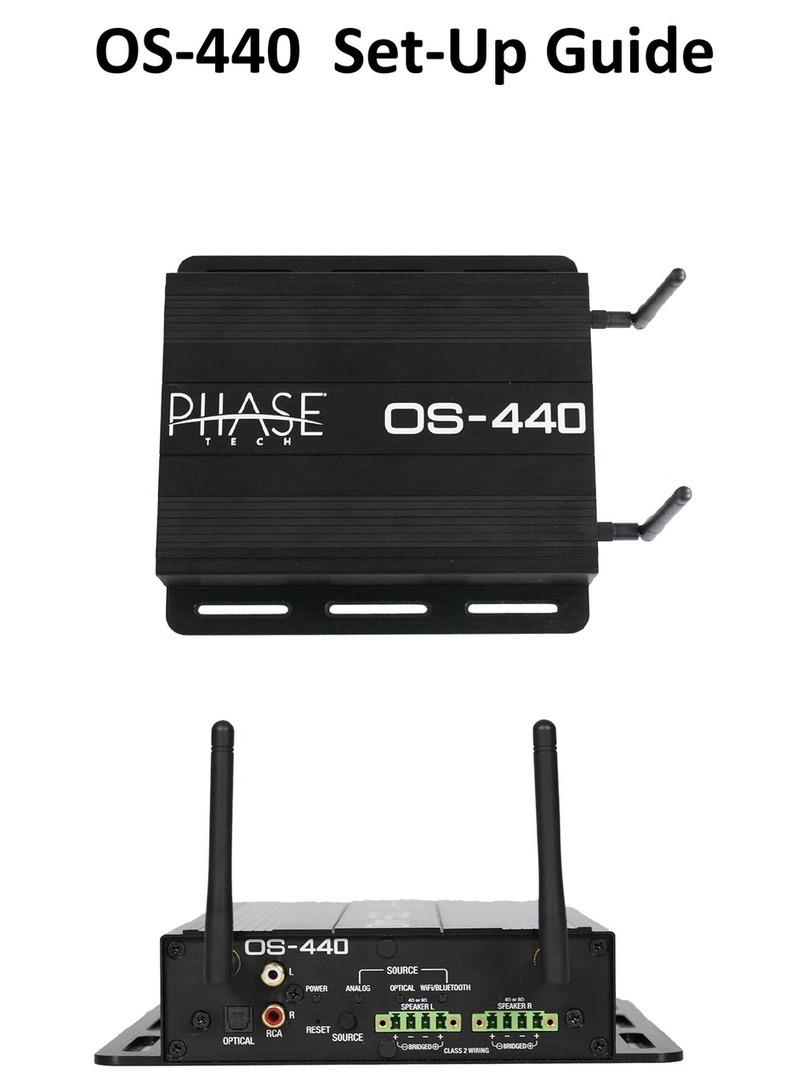 Phase Technologies OS-440 Setup guide