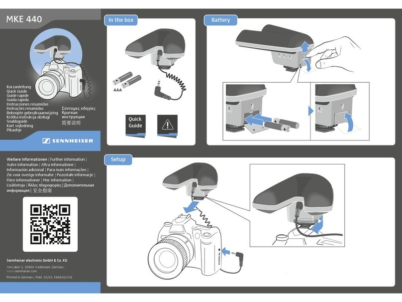 Sennheiser MKE 440 quick guide