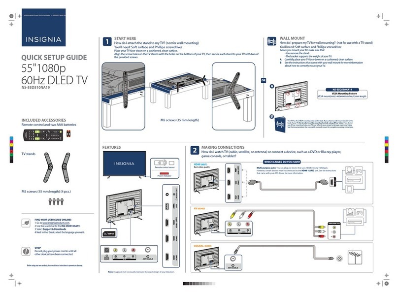 Insignia NS-55D510NA19 User manual