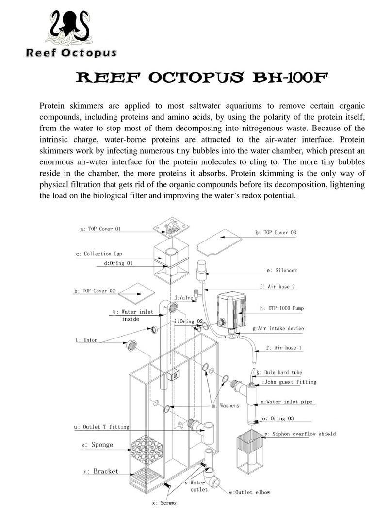 CoralVue REEF OCTOPUS BH-100F instructions
